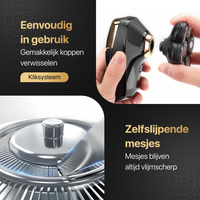 Head Shaver Deluxe + Extra Magnetische Scheerkop