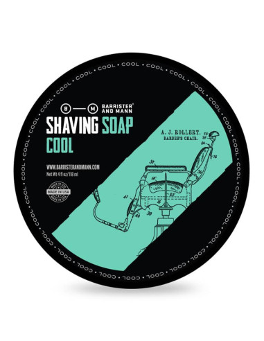 Barrister and Mann Shaving Soap Cool 118ml