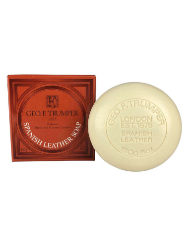 Geo.F.Trumper Traditional Spanish Leather Jabon de Baño 150g