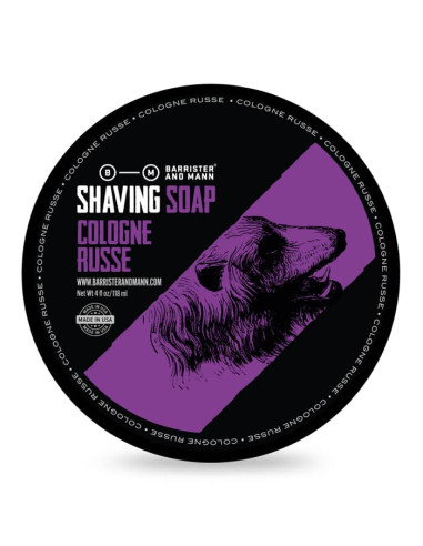 Barrister and Mann Мыло для бритья Cologne Russe 118 мл