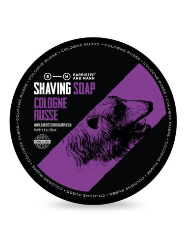 Barrister and Mann Shaving Soap Cologne Russe 118ml