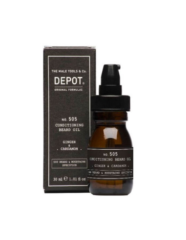 Depot 505 Conditioning Beard Oil Ginger & Cardamom 30ml