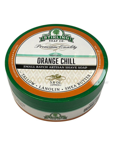 Stirling Soap Company Мыло для Бритья Orange Chill 170мл