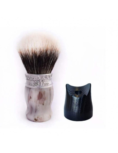 Saponificio Varesino Faux Horn Super Badger Shaving Brush