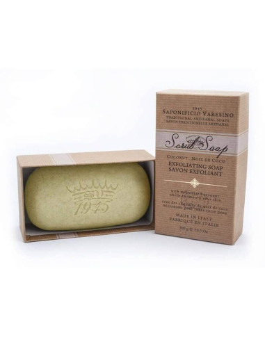 Saponificio Varesino Scrub Coconut & Olive Oil Soap 300g