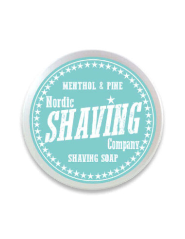 Nordic Shaving Soaps Menthol & Pine Shaving Soap 80g