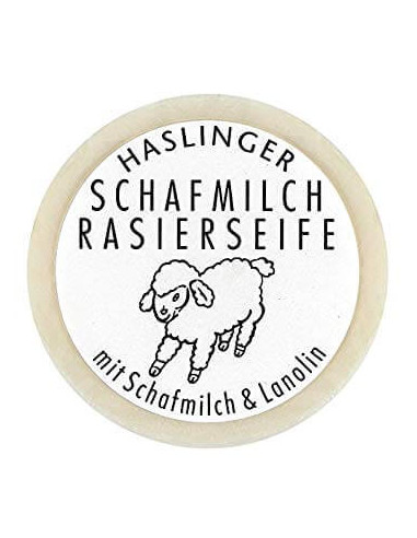 Haslinger Schafsmilch & Lanolin Rasierseife 60g