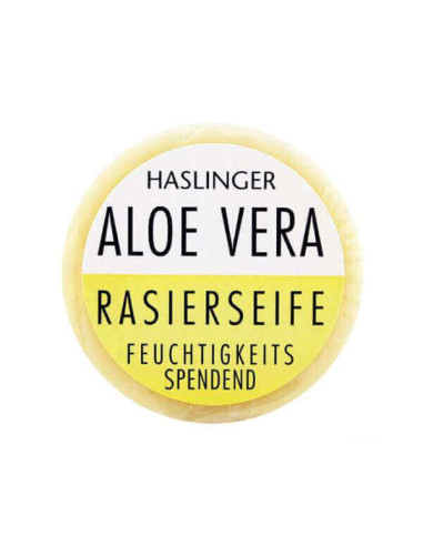 Haslinger Aloe Vera Shaving Soap 60g