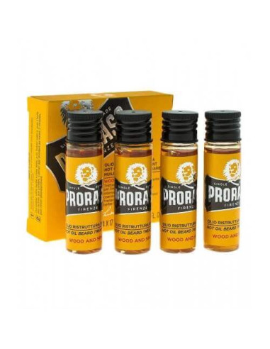Proraso Beard Hot Oil 4 pcs x 17 ml