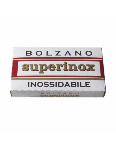 5 Bolzano Superinox Double Edge Razor Blades