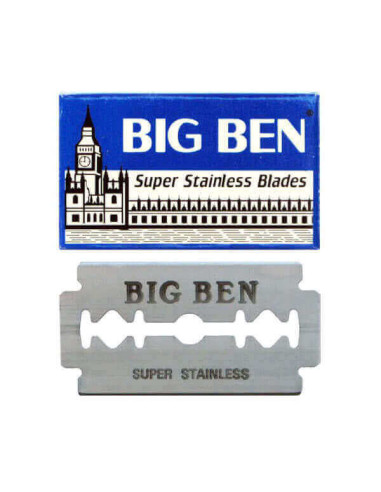 5 Big Ben Super Stainless Double Edge Razor Blades
