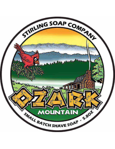 Stirling Soap Company Мыло для бритья Ozark Mountain 170 мл