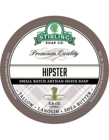 Stirling Soap Company Мыло для Бритья Hipster 170мл