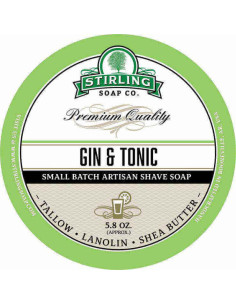 Stirling Soap Company Shave Soap Gin & Tonic 170ml