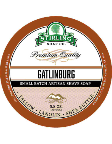 Stirling Soap Company Jabón de afeitar Gatlinburg 170ml