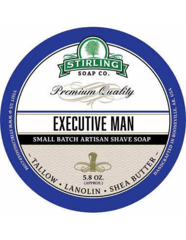 Stirling Soap Company Sapone da Barba Executive Man 170ml