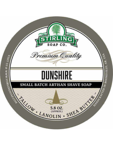 Stirling Soap Company Shave Soap Dunshire 170ml