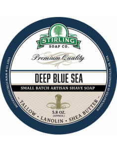 Stirling Soap Company Shave Soap Deep Blue Sea 170ml