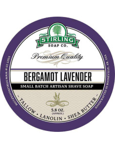 Stirling Soap Company Shave Soap Bergamot Lavender 170ml