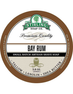 Stirling Soap Company Shave Soap Bay Rum 170ml