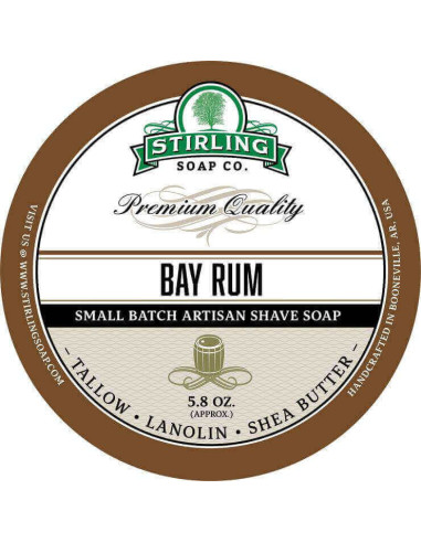 Stirling Soap Company Sapone da Barba Bay Rum 170ml