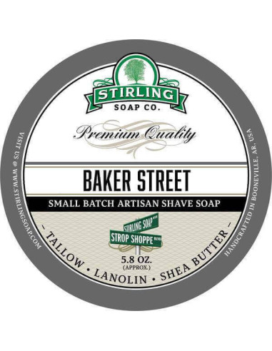 Stirling Soap Company Rasierseife Baker Street 170ml