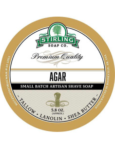 Stirling Soap Company Shave Soap Agar 170ml