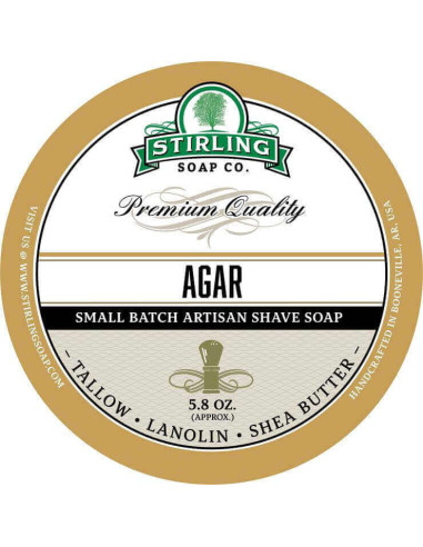 Stirling Soap Company Rasierseife Agar 170ml