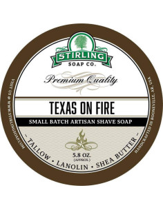 Stirling Soap Company Jabón de afeitar Texas on Fire 170ml