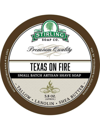Stirling Soap Company Мыло для бритья Texas on Fire 170 мл