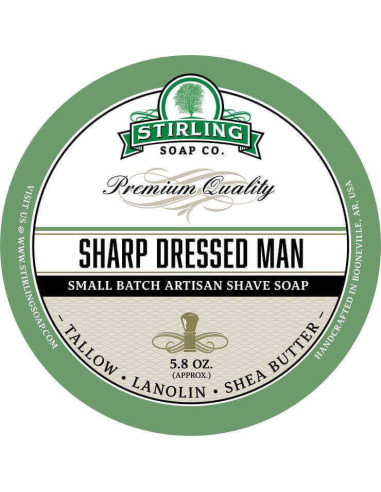 Stirling Soap Company Shave Soap Dressed Man 170ml