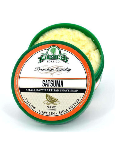 Stirling Soap Company Jabón de Afeitar Satsuma 170ml