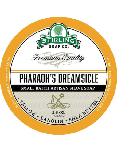 Stirling Soap Company Shave Soap Pharaoh's Dreamsicle 170ml