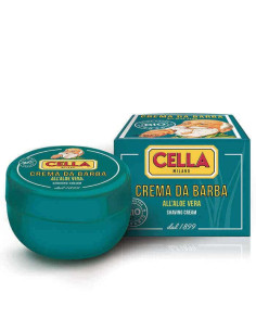Cella Milano Bio Aloe Vera Shaving Cream in Jar 150ml