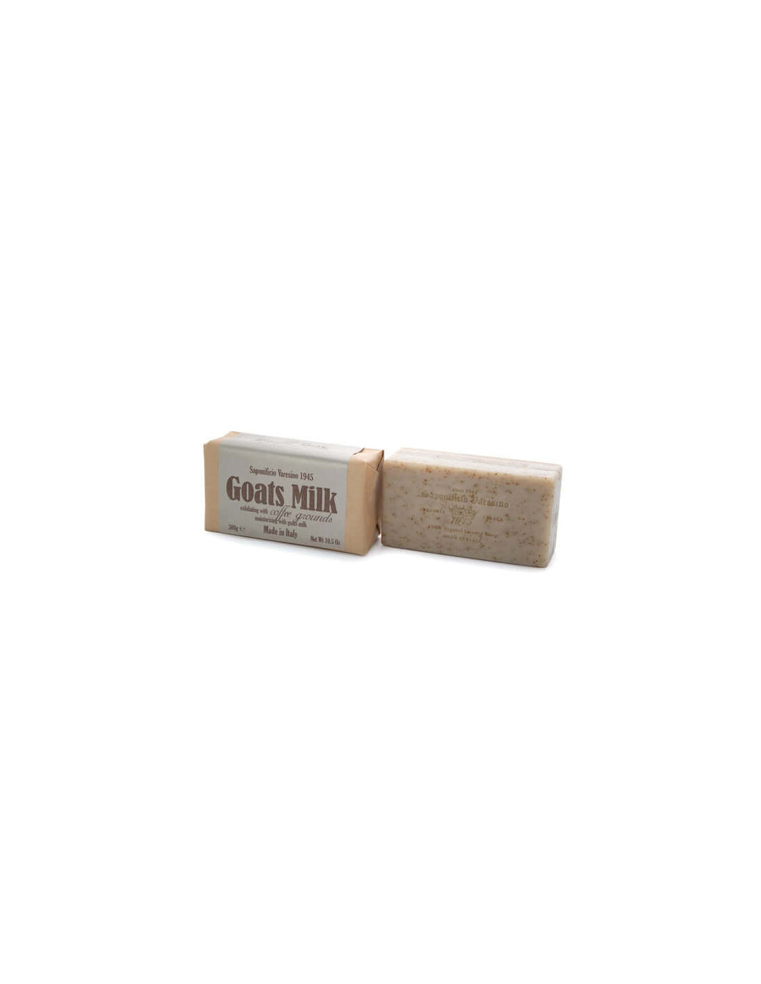 Saponificio Varesino Goats Milk with Exfoliating Coffee Grounds Soap (300 g)