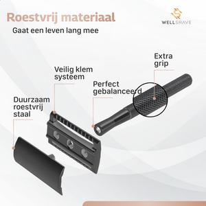 Wellshave Safety Razor Silver