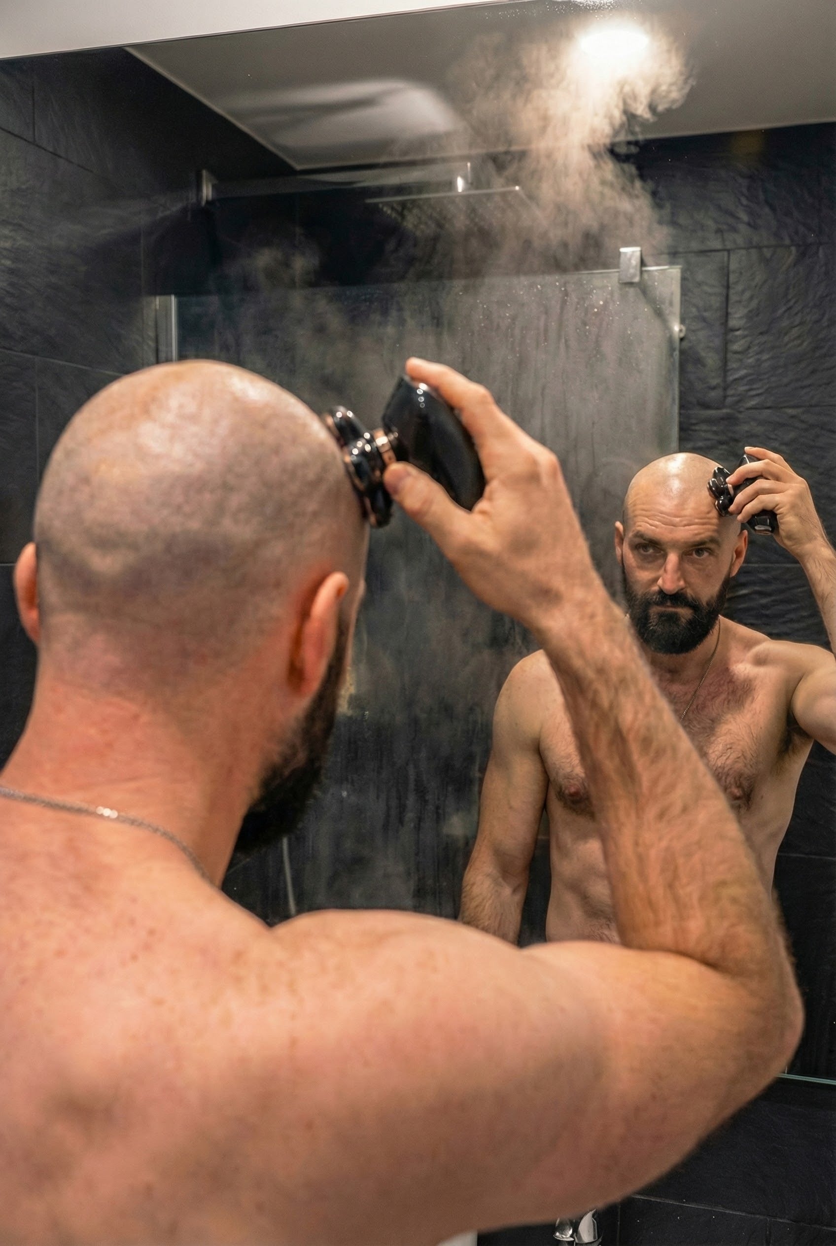 Skull Shaver Deluxe + Extra Magnetische Scheerkop