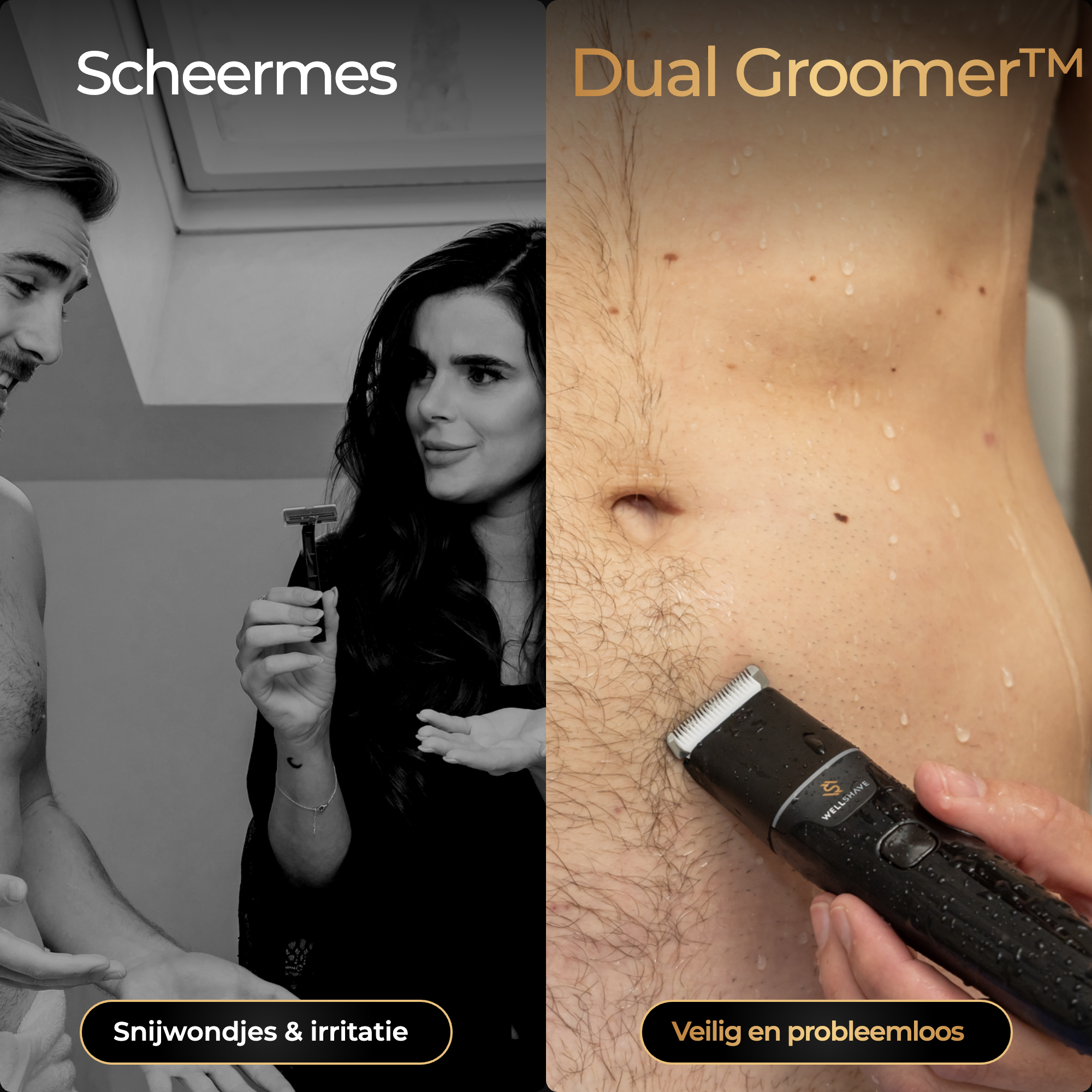 Dual Groomer™ 2-in-1